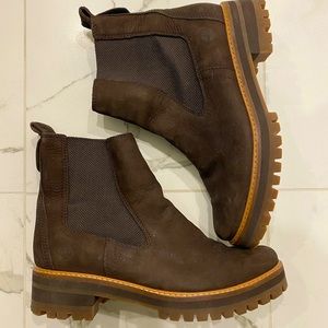 Timberland Brown Leather Boots 9.5